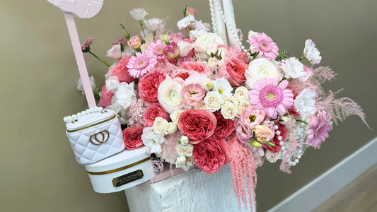 Butterfly & Swan Arrangement - Arrangements - A&N Flowers LA