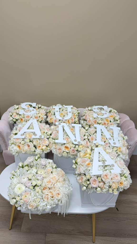 Custom name arrangement - Arrangements - A&N Flowers LA