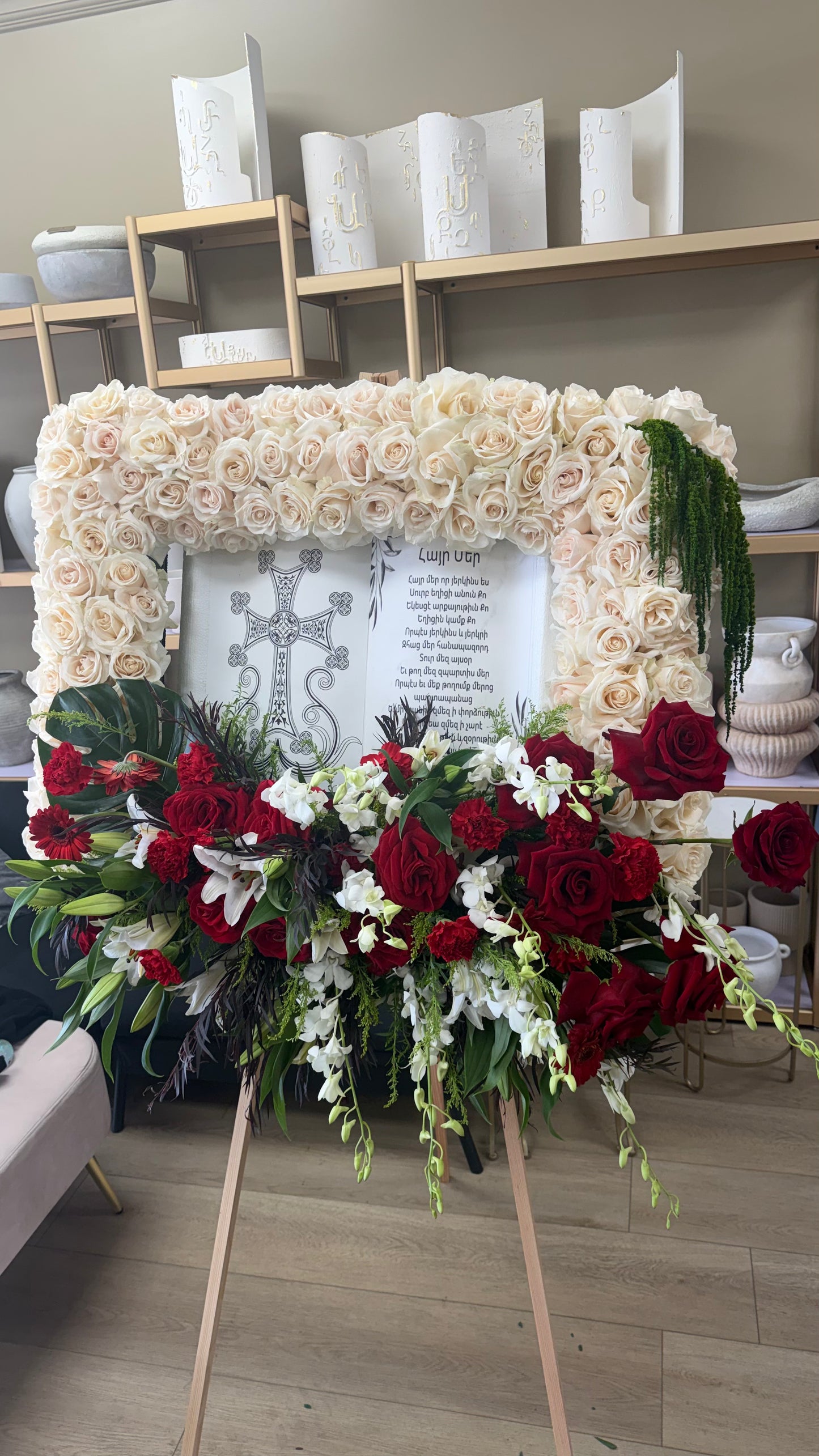 White Bible – Red Florals