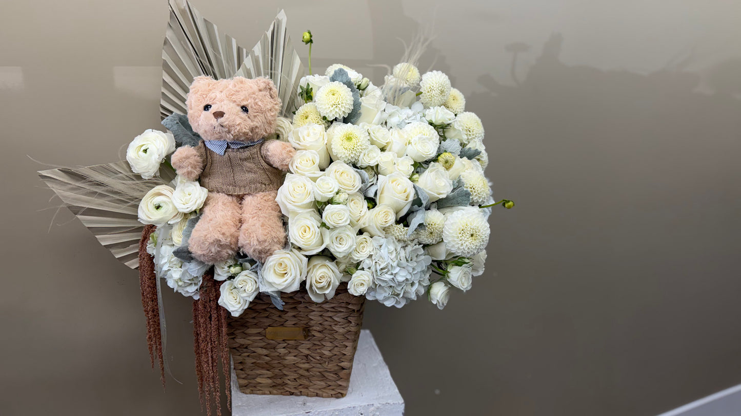 Teddy’s First Flowers