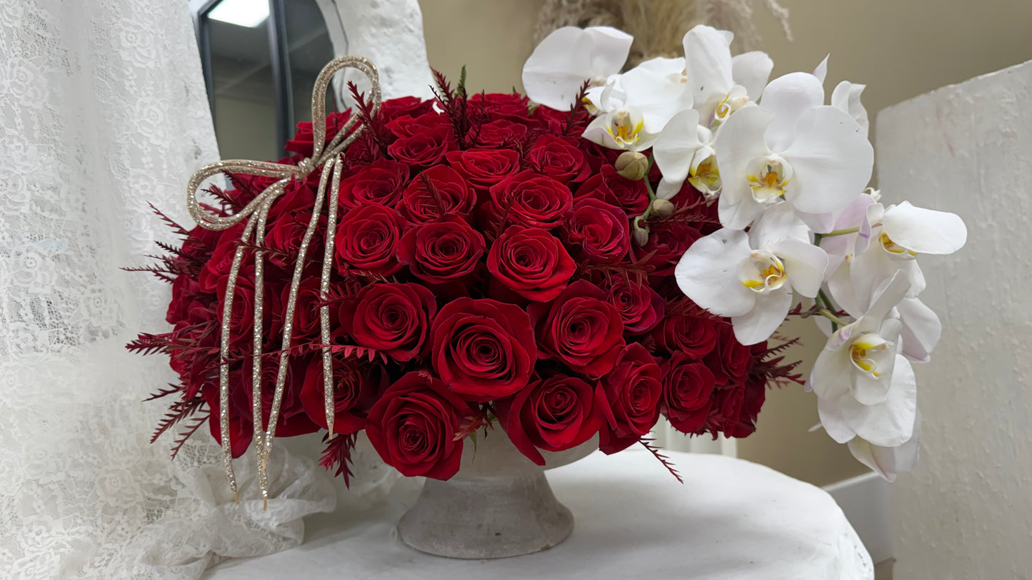 Crimson Orchid Cascade