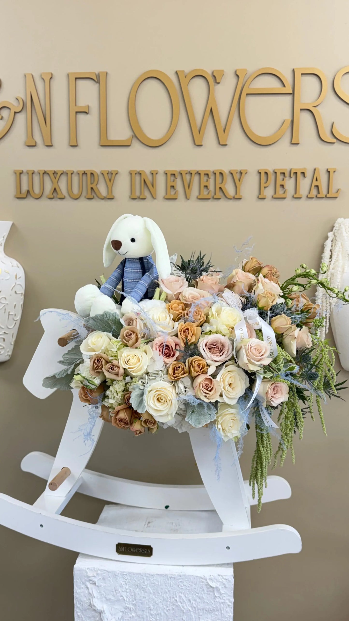 Little Gentleman Welcome - Baby Basket - A&N Flowers LA