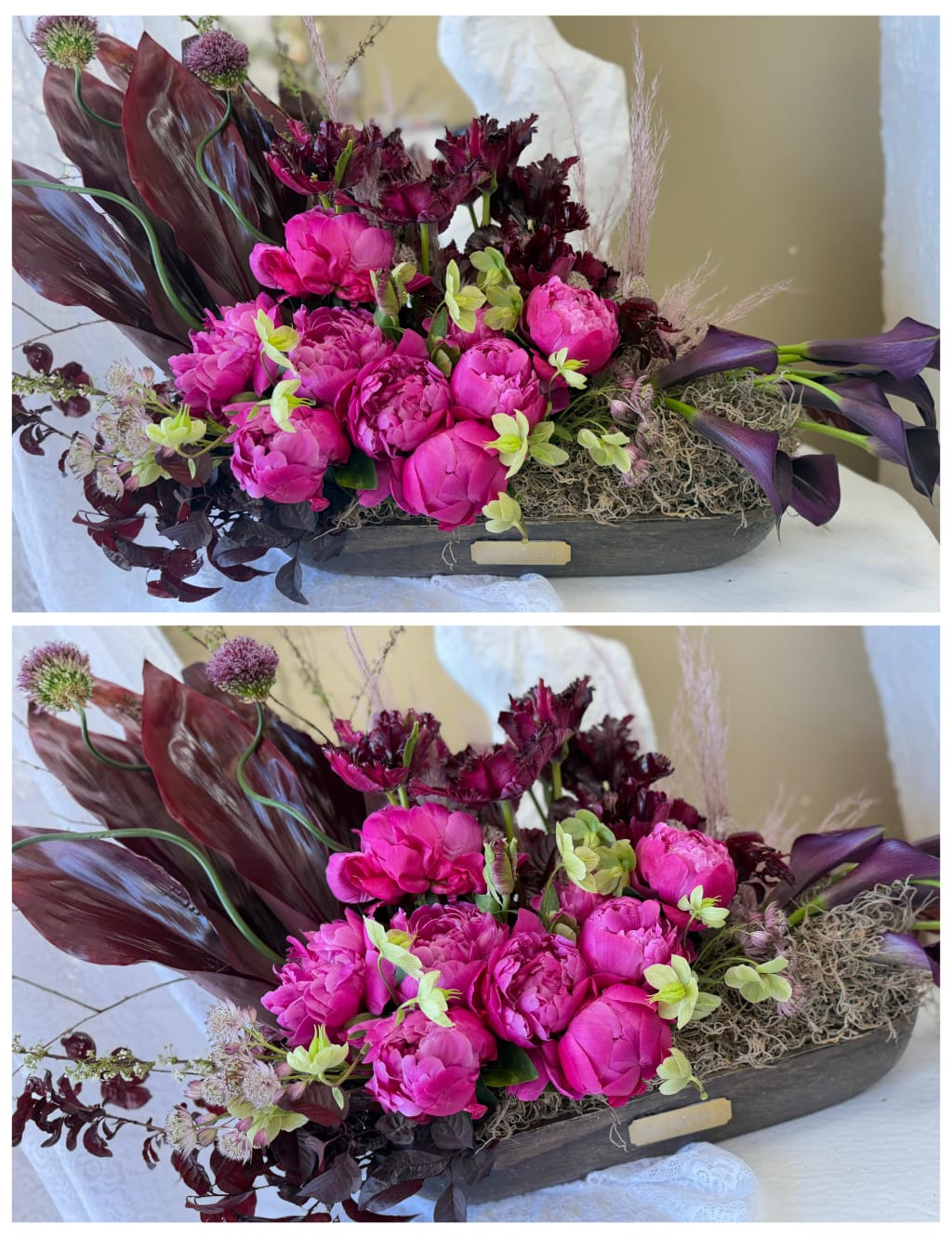 Peonies with Calla Lily - Arrangements - A&N Flowers LA
