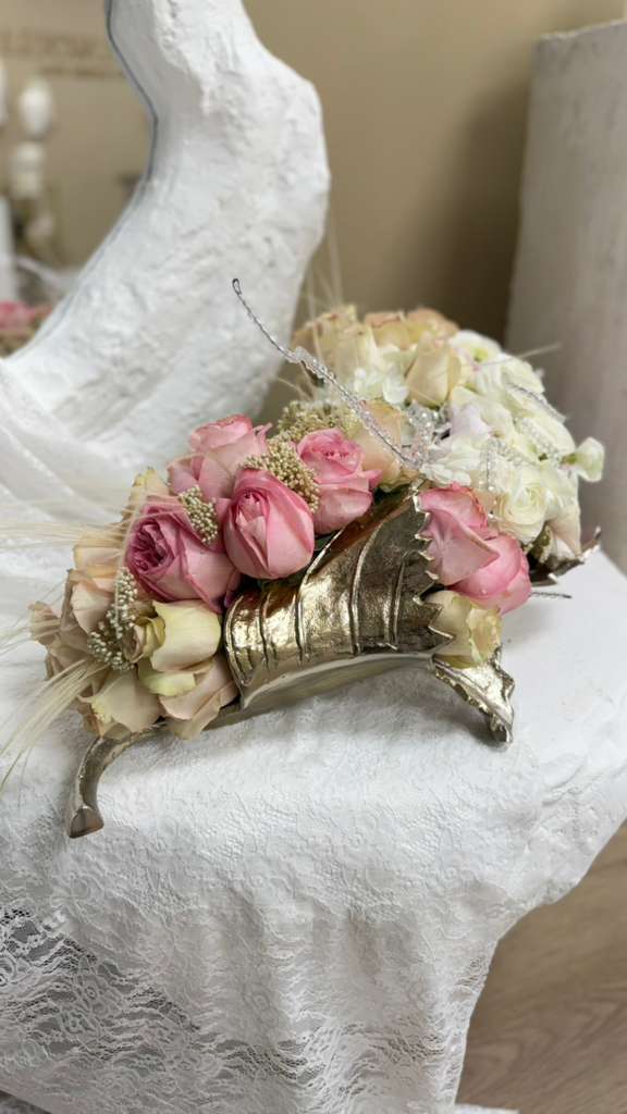 Peonies with Ranunculus Golden Arrangement - Arrangements - A&N Flowers LA
