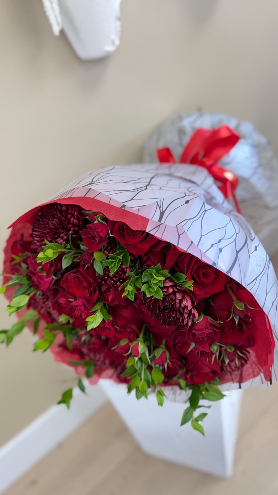 Ruby Romance Bouquet - Bouquet - A&N Flowers LA