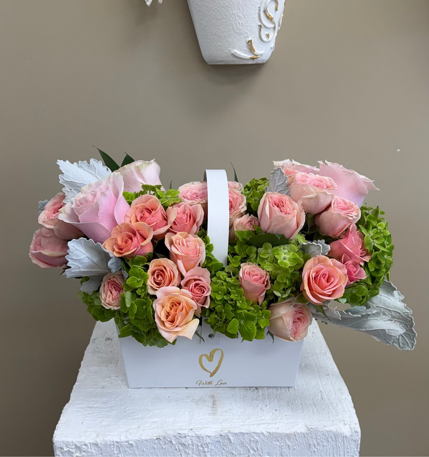 Blush Rose Purse Arrangement