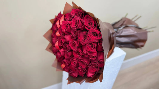 50 Red Roses - Bouquet - A&N Flowers LA