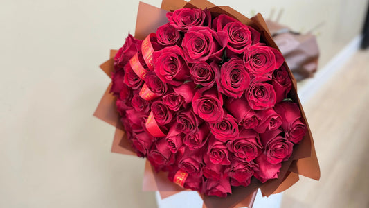 50 Red Roses - Bouquet - A&N Flowers LA