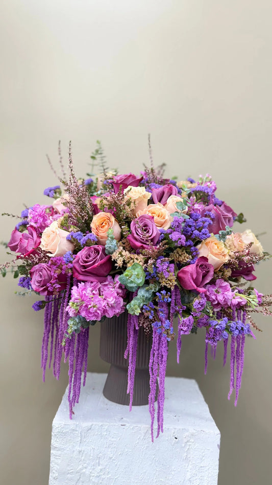 Amethyst Garden Arrangement - Arrangements - A&N Flowers LA