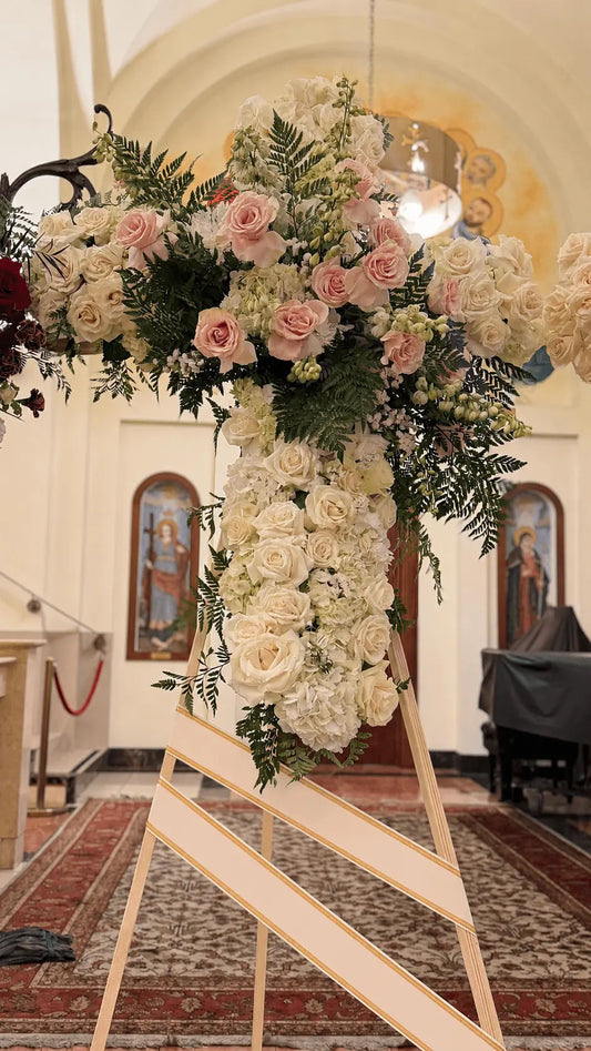 Big Cross - Funeral - A&N Flowers LA
