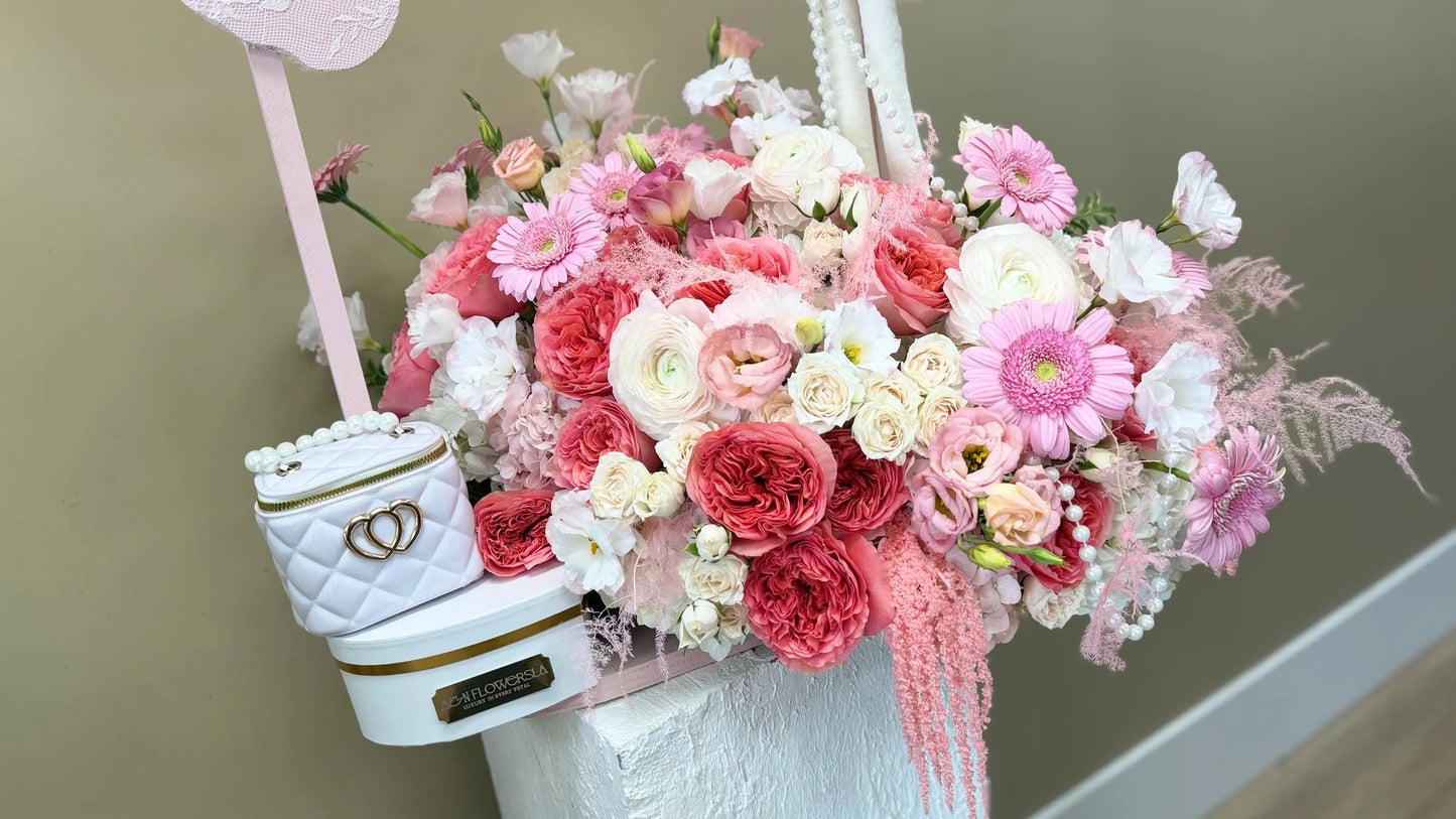 Butterfly & Swan Arrangement - Arrangements - A&N Flowers LA