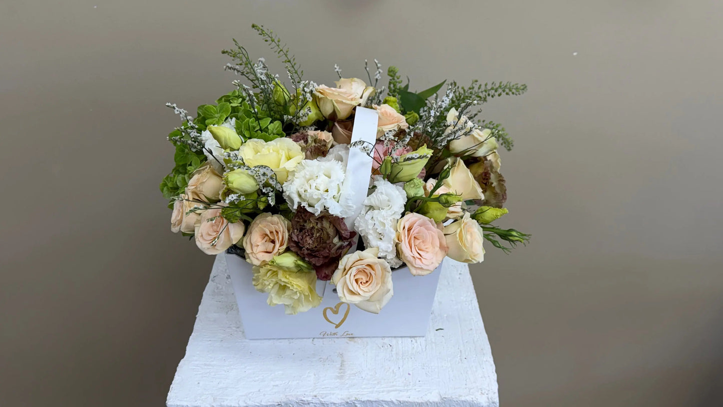 Champagne Garden Purse Arrangement -  - A&N Flowers LA