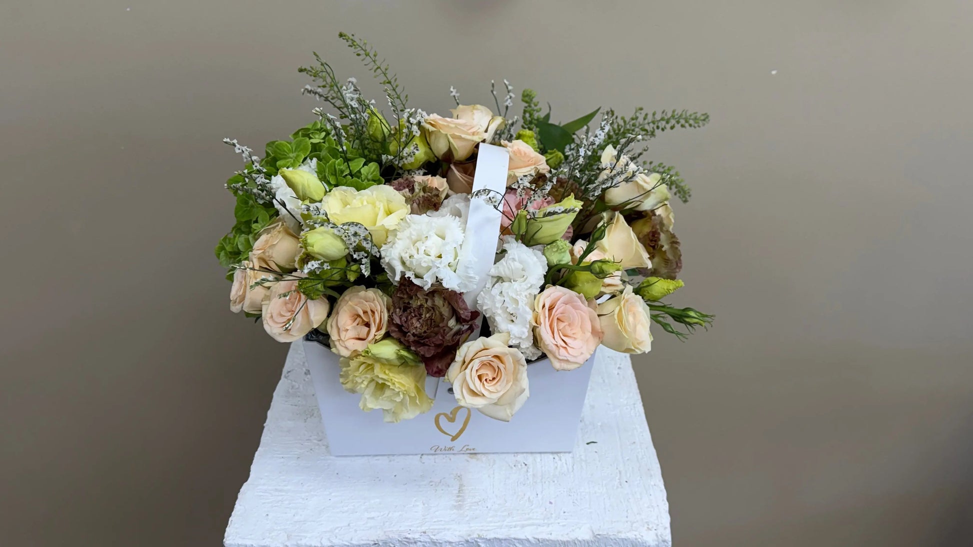 Champagne Garden Purse Arrangement -  - A&N Flowers LA