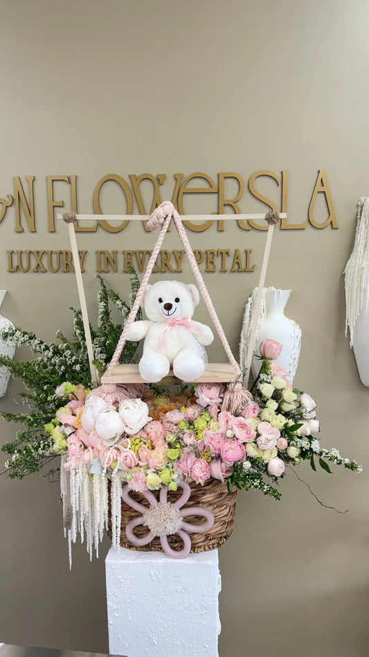 Dreamy Nursery Swing - Baby Basket - A&N Flowers LA