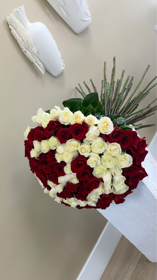 Red & White Mixed Bouquet