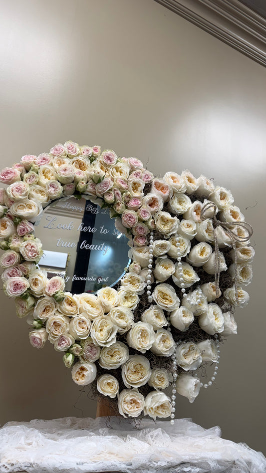 Pearl Reflection Heart