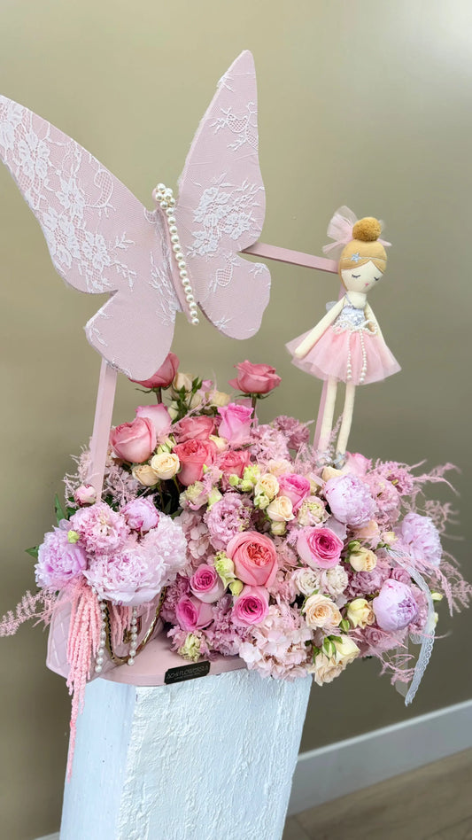 Little Princess Garden - Baby Basket - A&N Flowers LA