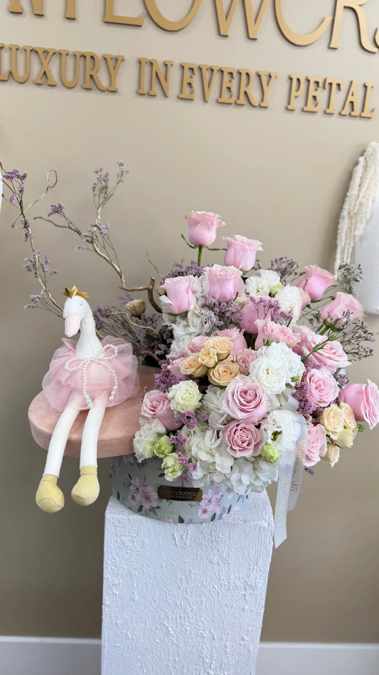Little Princess Welcome - Baby Basket - A&N Flowers LA