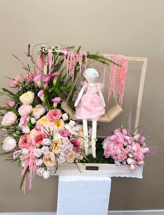 Storybook Swing - Baby Basket - A&N Flowers LA